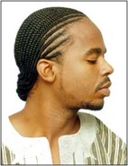 Cornrow Bush with ponytail Photo